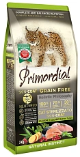 Primordial Cat Adult Neutered Skin&Coat (Лосось и индейка)